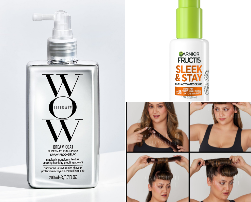 A lazy mom Haircare routine cover photo collage
