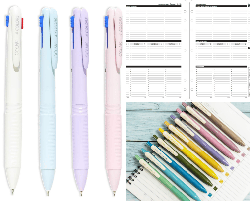 Pens/paper cover photo collage