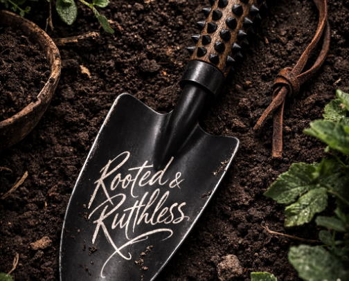 Rooted & Ruthless 🪴🪴 cover photo collage