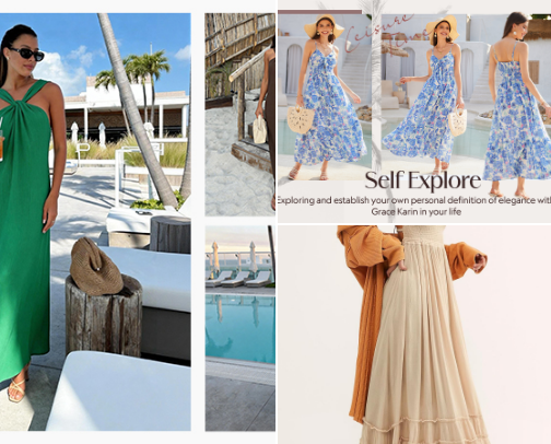 Flowy Summer Dresses for Effortless Days cover photo collage