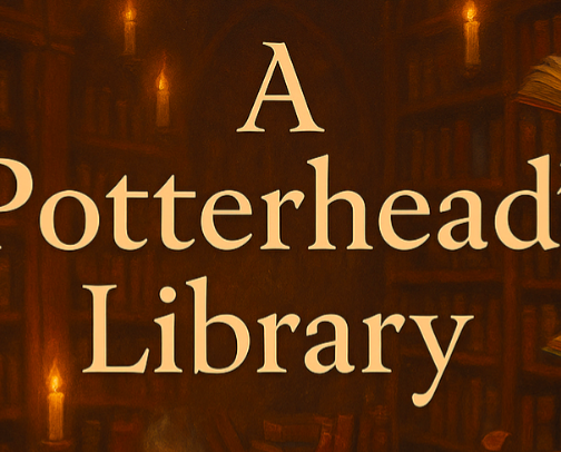 A Potterhead’s Library cover photo collage
