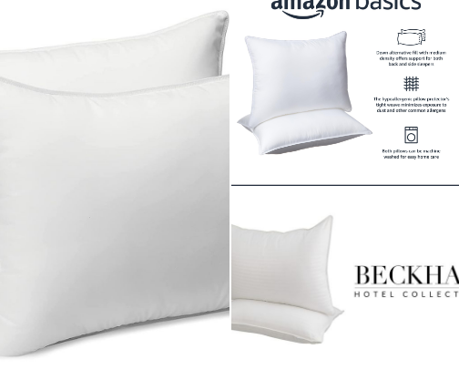 Top 10 Down Alternative Pillows for Sleep cover photo collage
