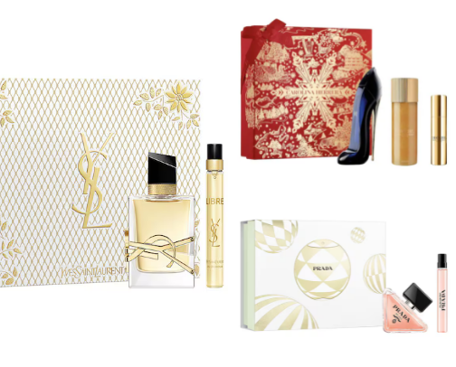 Lovely parfums cover photo collage