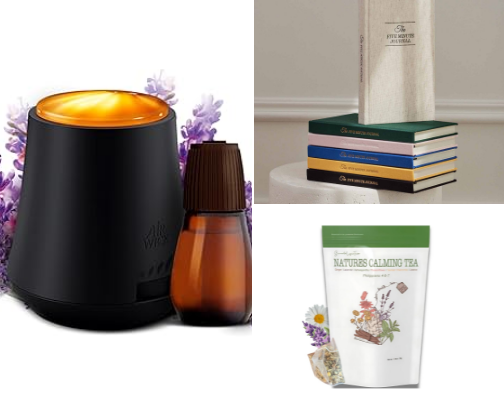 Small Habits for a Calm & Confident Mind cover photo collage