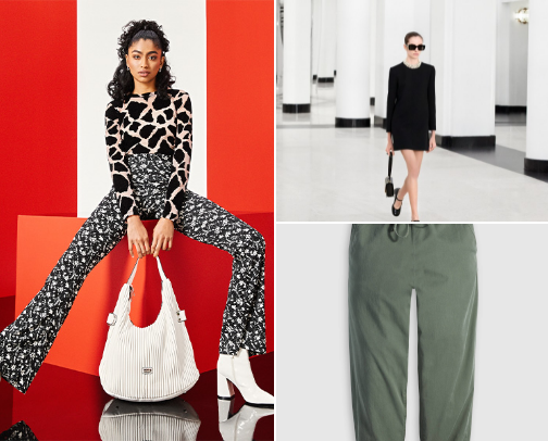Clothes fashionable cover photo collage