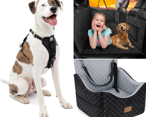Paws, Pack & Go: My Dog Travel Essentials cover photo collage