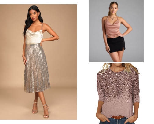 Pretty in Rose Gold cover photo collage