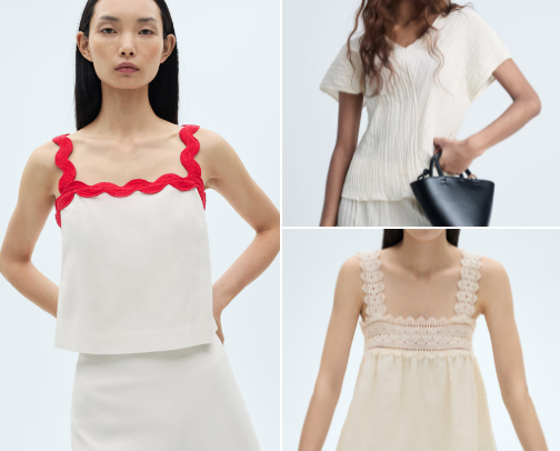 summer tops cover photo collage