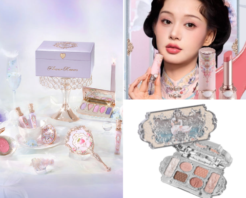 Unbox the Magic: Flower Knows Complete Makeup Set cover photo collage