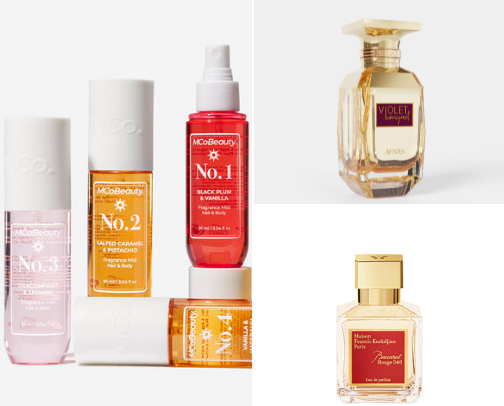 Go to perfumes and fragrances, smell good! cover photo collage
