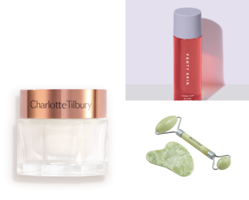 Skincare Routine Essentials (AM + PM) cover photo collage