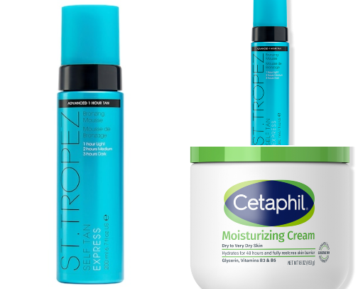 SELF TAN PREP cover photo collage