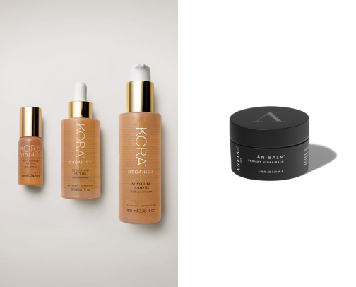 Glow and Go: Glowy Skin Essentials cover photo collage