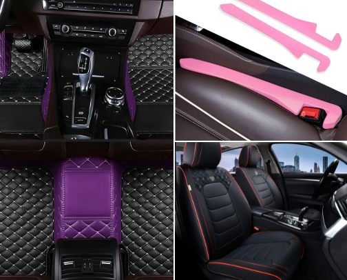 Car necessities cover photo collage