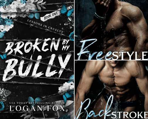 PDF Free - Broken by my Bully: A Dark Why Choose MMF/MFM Romance (Lessons in Cruelty Dark Academia series Book 1) dark academia menage reads cover photo collage