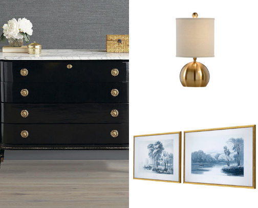 Luxury Black Marble Console Tables ✨ cover photo collage