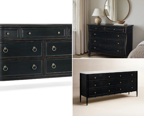 Luxury Black Marble Console Tables ✨ cover photo collage