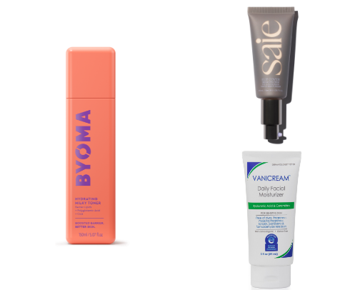 What's in my skin care/makeup bag- as someone who struggles with acne! cover photo collage