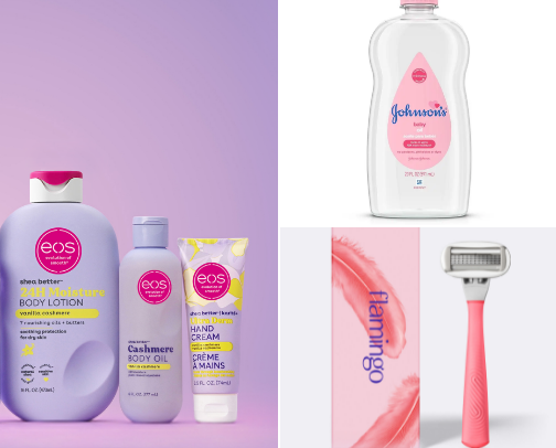 Shower essentials cover photo collage