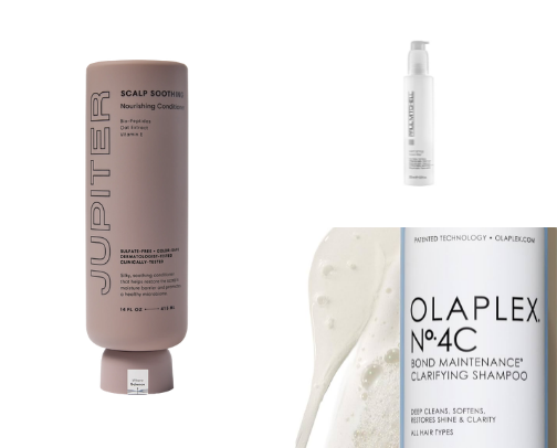 BYE-BYE fine, thinning, dry hair with dandruff and breakage cover photo collage