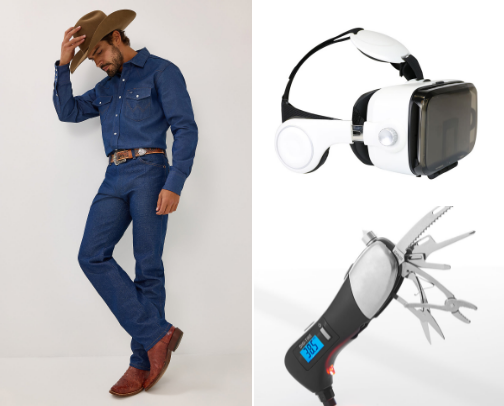 Ideal gifts for Men cover photo collage