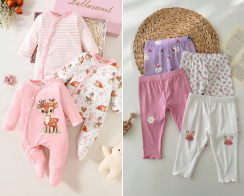 Baby Clothing cover photo collage