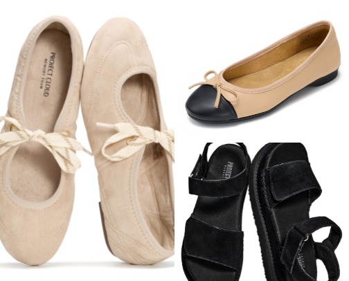 Spring + Summer shoes that your feet will thank you for! cover photo collage