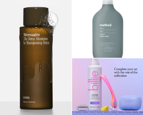 BEST SHOWER PRODUCTS! cover photo collage