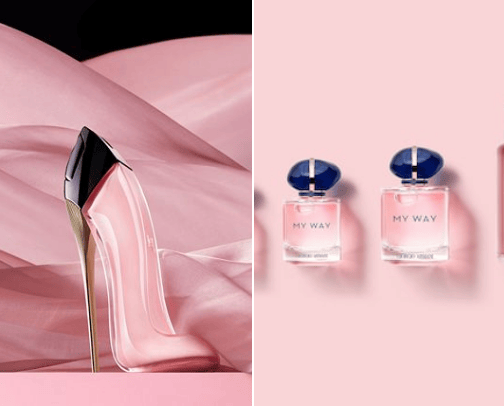 Perfume cover photo collage