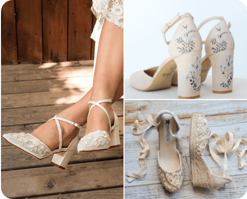 dreamy shoes cover photo collage