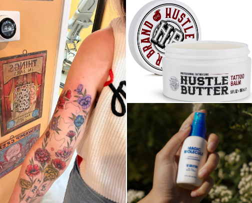 Tattoo & care cover photo collage