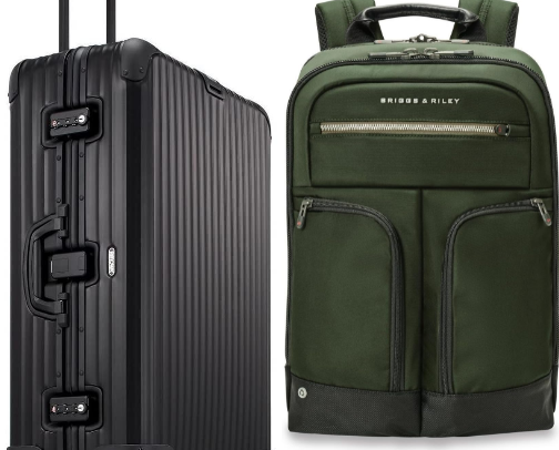 Travel goods. cover photo collage