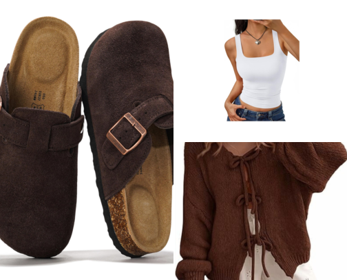 Cozy Fall Outfits for Moms 🍂 cover photo collage
