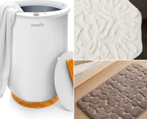 convert your bathroom into a spa cover photo collage