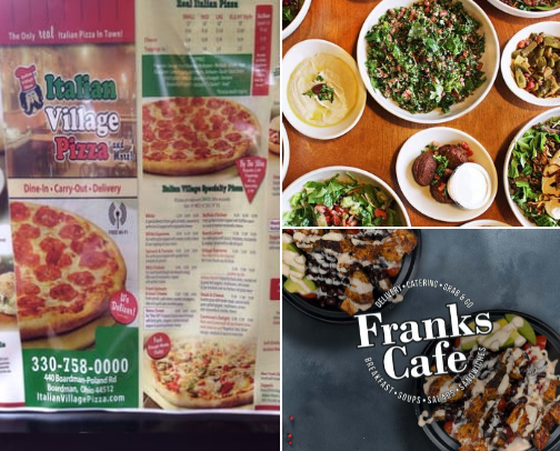 Restaurants and quick bites around Boardman, Ohio cover photo collage
