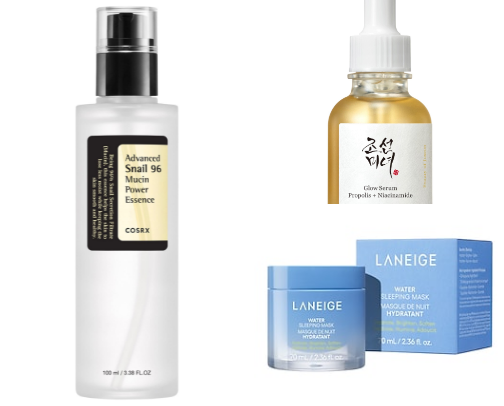 Korean Skincare Staples for the Soft, Dewy, Glow-Girl Routine cover photo collage