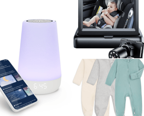 Must Haves For New Mamas! cover photo collage