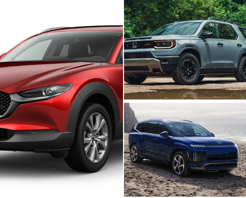 Safest SUVs cover photo collage