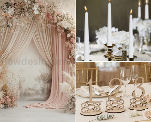 Wedding Decor Essentials (DIY and Pinterest Inspo) cover photo collage
