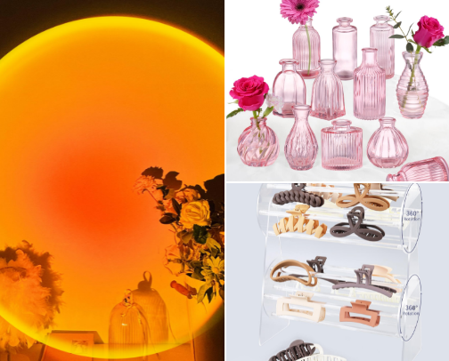 DORM ESSENTIALS for a cute and functional room cover photo collage