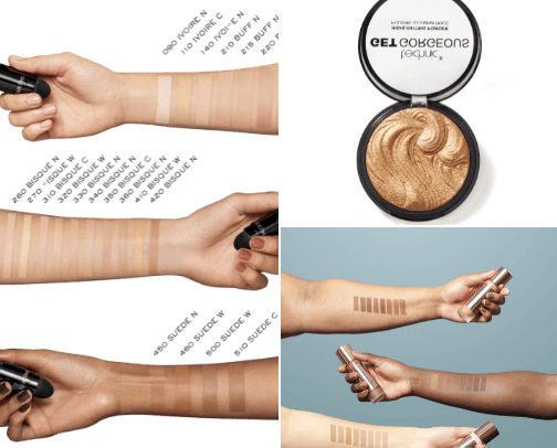 makeup essentials as a melanin babe! cover photo collage