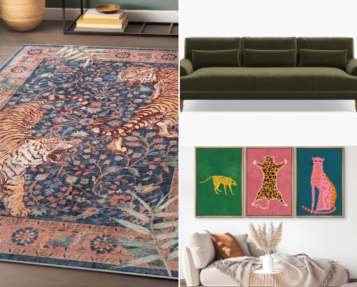 Maximalist home style🌈 cover photo collage