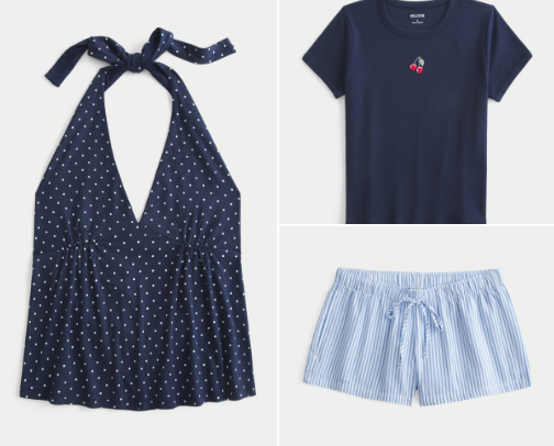 Hollister Summer Staples cover photo collage