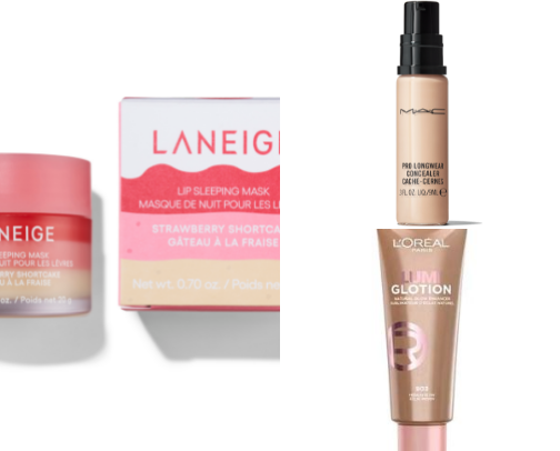 make up for GLOWY, moustrised skin cover photo collage