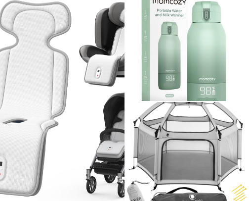 Baby Essentials for Moms on the Go cover photo collage