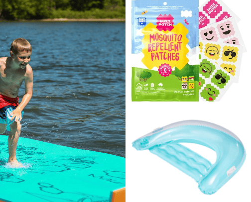 Lake days must haves with kids and babies cover photo collage