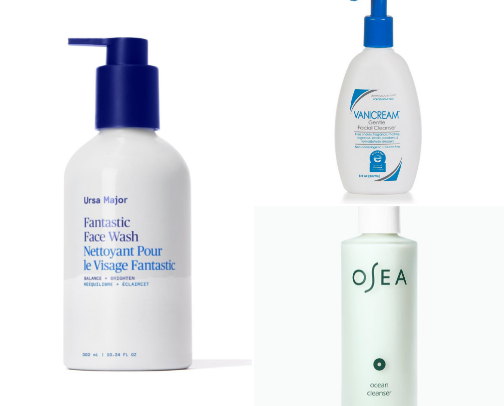 Top Non-Toxic Face Washes by Skin Type cover photo collage