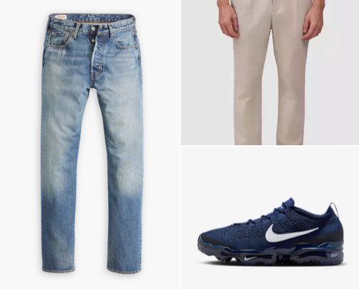 Men's casual wear cover photo collage