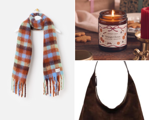 A curated Christmas wishlist for her: effortless style, everyday comfort, and real self-care. cover photo collage