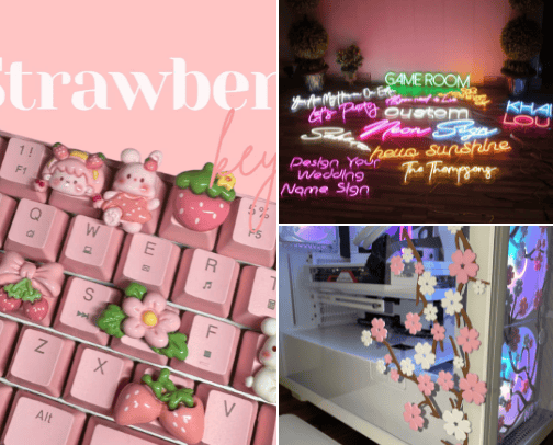 Personalize your gaming set up! (cute ideas) cover photo collage